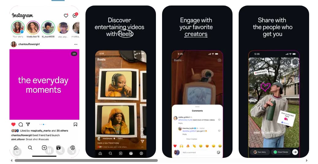 Key Features of Instagram