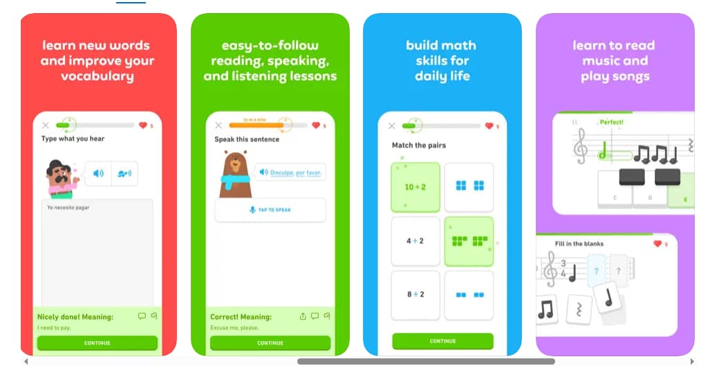 Key Features of Duolingo