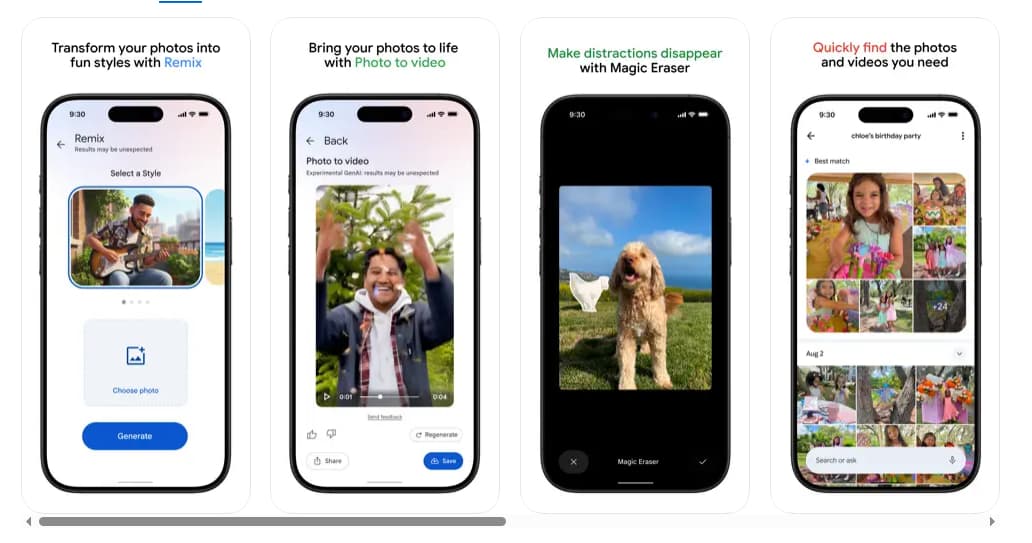 Key Features of Google Photos