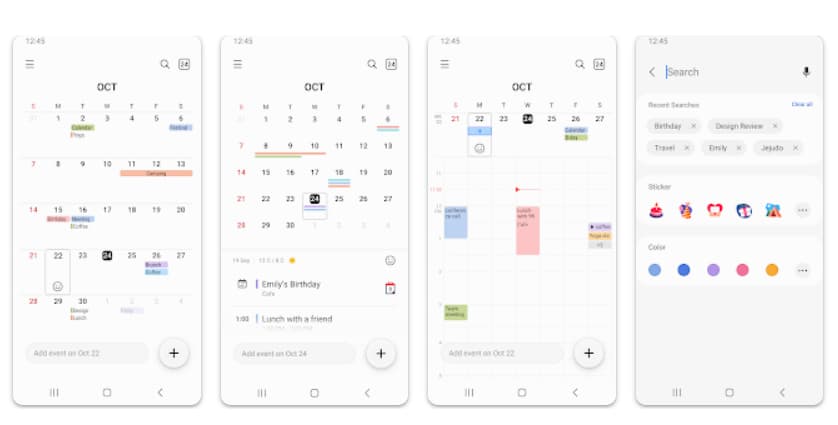 Key Features of Samsung Calendar