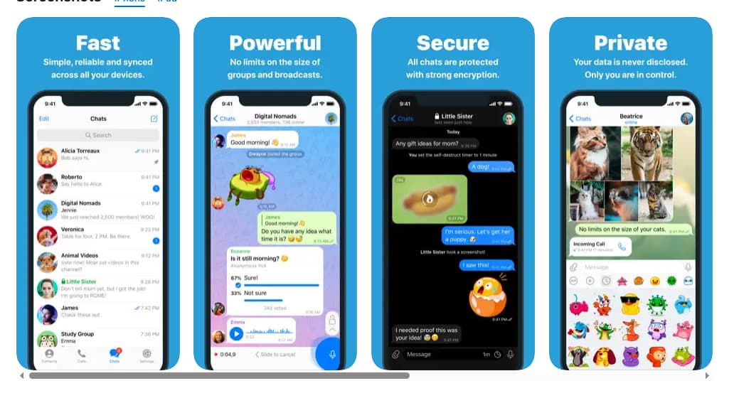 Key Features of Telegram